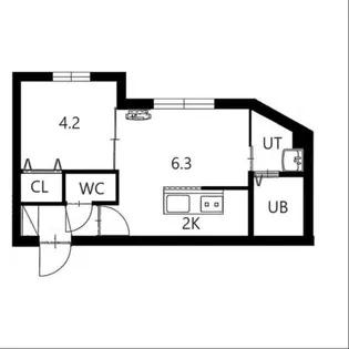 LAGOM N15【5階】の間取り