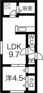 アステールN23【1階】の間取り