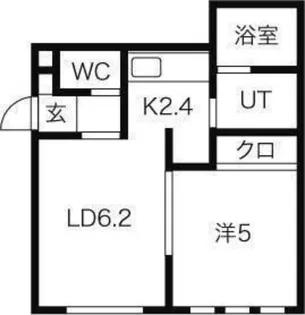ル・シェル【2階】の間取り