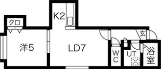 コンフォーティア502【3階】の間取り