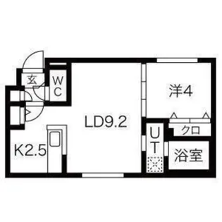 パークレジデンス円山北【5階】の間取り