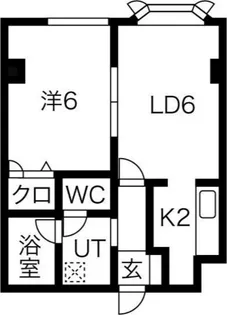 ヴァンヴェール札幌【301号室】の間取り