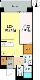 LIBTH桑園【4階】の間取り