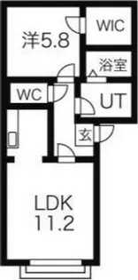 シャーメゾン M-III【203号室】の間取り