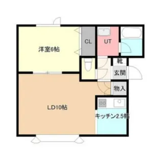 マーサ北円山B【203号室】の間取り