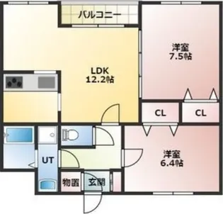ファーストステージN16【4階】の間取り