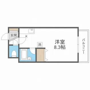 港プロシード26【303号室】の間取り