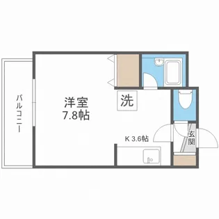 港プロシード26【2階】の間取り