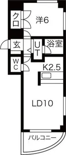 グランデ・トール【1階】の間取り