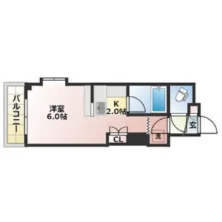 ノースシティ32【407号室】の間取り