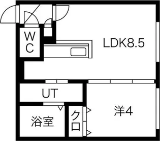 フォレスタ麻生【201号室】の間取り