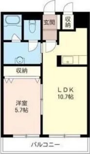 Bellevue14【102号室】の間取り