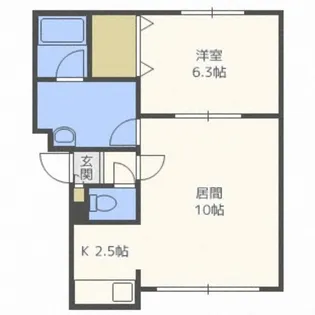 フォーサイトグランデII【1階】の間取り