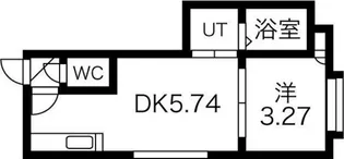 ボヌールN16【2階】の間取り