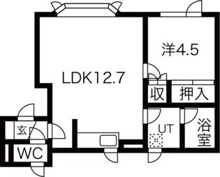 ecoa環状東B【2階】の間取り