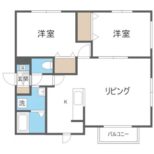 グランディールN15【4階】の間取り