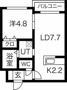 Balboni N17【1階】の間取り