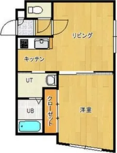 パラシェンプレN34【201号室】の間取り