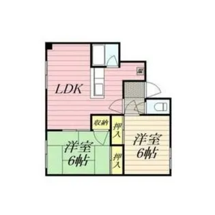 ブルーシャトー【2階】の間取り