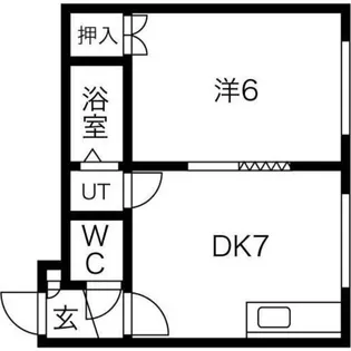 ヴィブレ北20条【202号室】の間取り