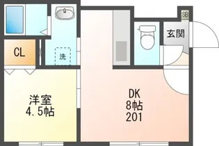 レグルス【2階】の間取り