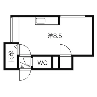 オプス・パークサイド【2階】の間取り