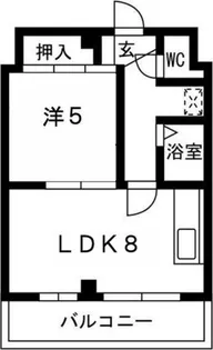 21タイガーズマンション 【2階】の間取り