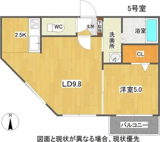 ALTA MAREA桑園【4階】の間取り