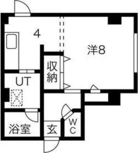 OMレジデンス北17条【4階】の間取り