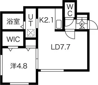 ラフレーズ元町【103号室】の間取り