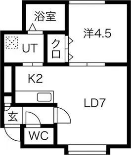 ルビナス21【201号室】の間取り