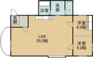 山弘プレイス【2階】の間取り