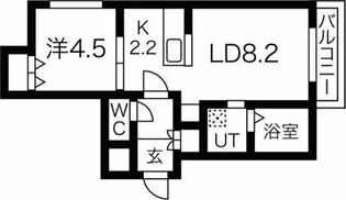 スリーナインXY【4階】の間取り