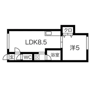 ポラリスI【102号室】の間取り