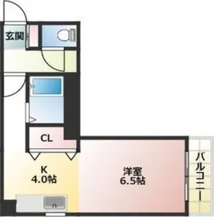 ニューグリーンリーブス【401号室】の間取り