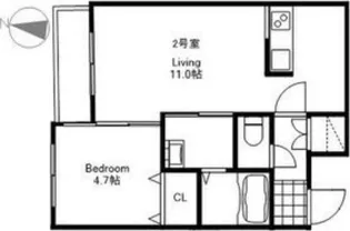Arcadia(アルカディア)【2階】の間取り