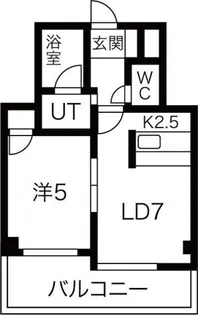 グランデ・トール【5階】の間取り