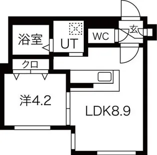 PRIME COURT麻生中央【1階】の間取り
