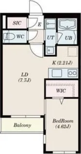 S-RESIDENCE元町alectra【1階】の間取り