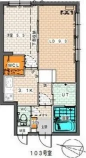 Partire N21(パルティーレN21)【1階】の間取り