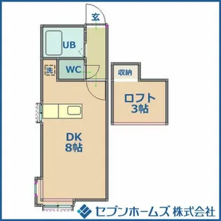 パレス元町【203号室】の間取り