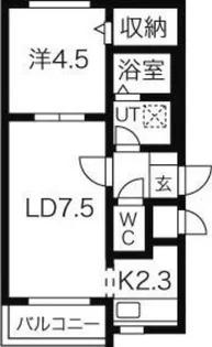 CREA北28条【1階】の間取り