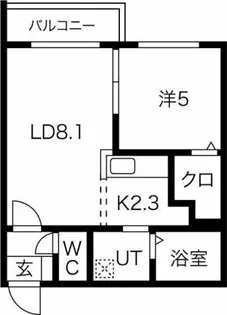 ROSE WOOD【4階】の間取り