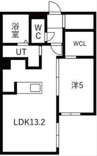 Pine hills北23条【4階】の間取り