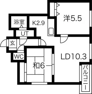 Try-Court【2階】の間取り