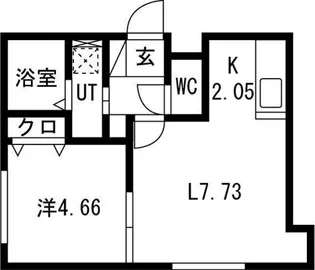 K's Kowa N20【3階】の間取り