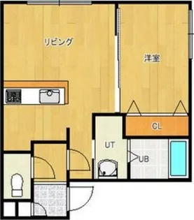ヴィエルジュ北13条【4階】の間取り