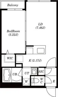 ベルカーサN17【2階】の間取り