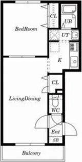 リヴェール【402号室号室】の間取り