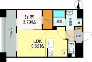 LIBTH桑園【4階】の間取り
